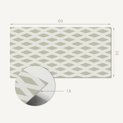 Pvc wandpaneel Rautenmuster in einem Gitter