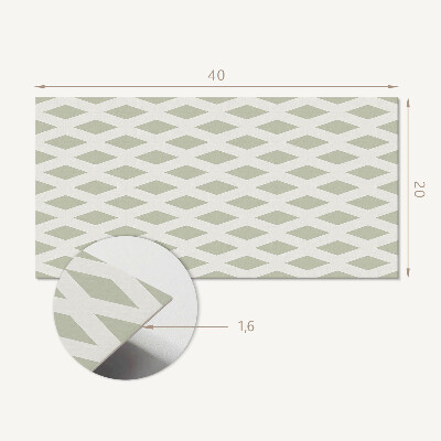 Pvc wandpaneel Rautenmuster in einem Gitter