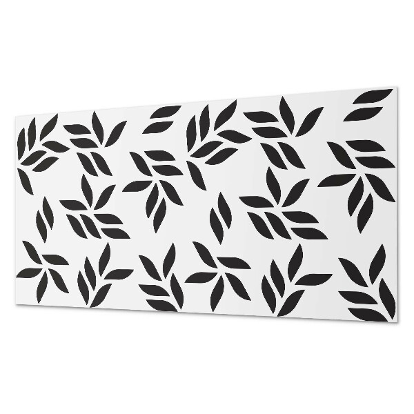 Pvc wandpaneel Blattmuster auf dem Hintergrund