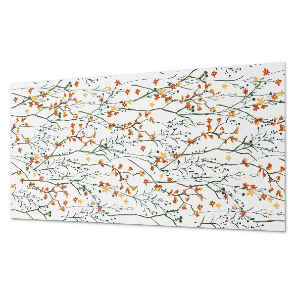 Wandverkleidung paneel Blumenmuster auf dem Hintergrund
