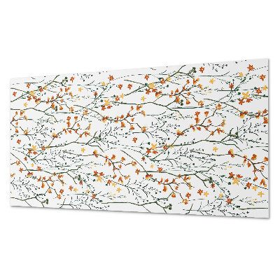 Wandverkleidung paneel Blumenmuster auf dem Hintergrund