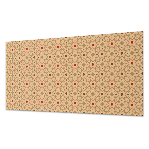 Pvc wandpaneel Blumenmuster in einem Netz