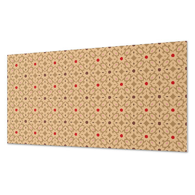Pvc wandpaneel Blumenmuster in einem Netz