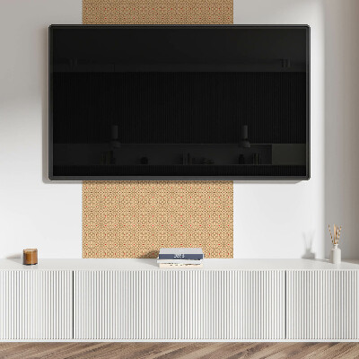 Pvc wandpaneel Blumenmuster in einem Netz
