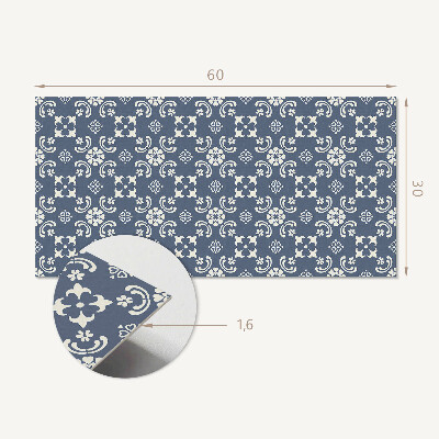 Pvc wandpaneel Blumenmuster auf dem Hintergrund