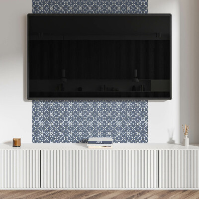 Pvc wandpaneel Blumenmuster auf dem Hintergrund