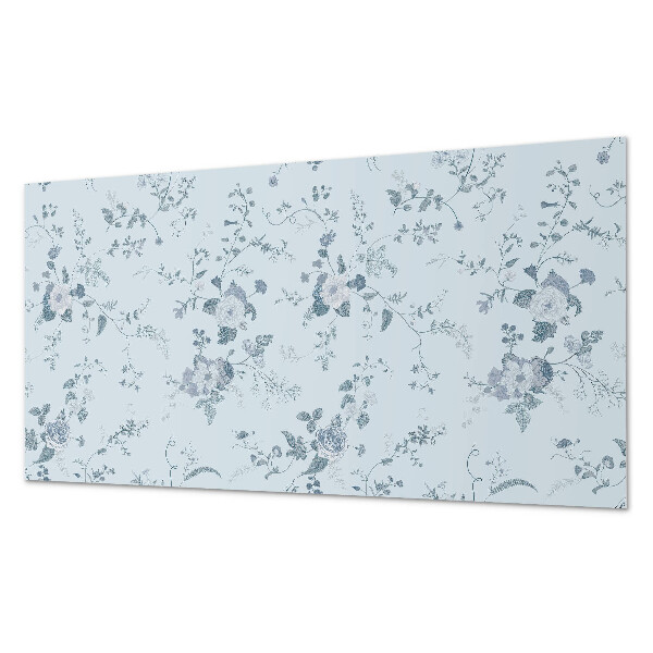 Wandverkleidung paneel Blumenmuster auf dem Hintergrund