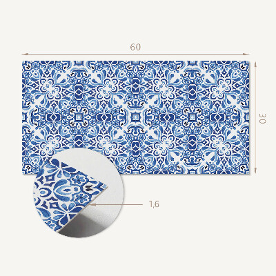 Pvc wandpaneel Klassisches Blumenmuster
