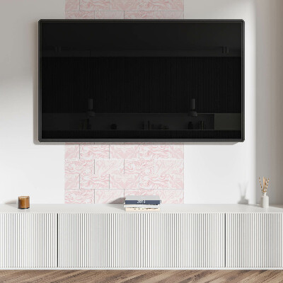 Pvc wandpaneel Marmormuster mit Wellen