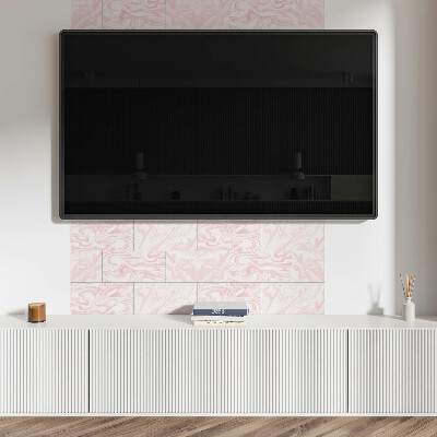 Pvc wandpaneel Marmormuster mit Wellen