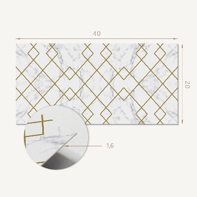 Pvc wandpaneel Geometrische Muster auf dem Hintergrund