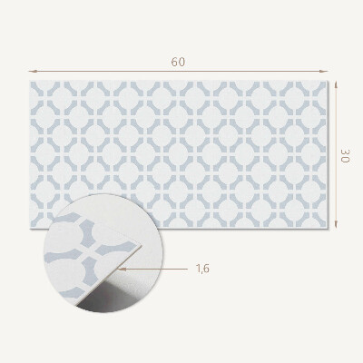 Dekorpaneel Geometrisches Muster mit Ovalen