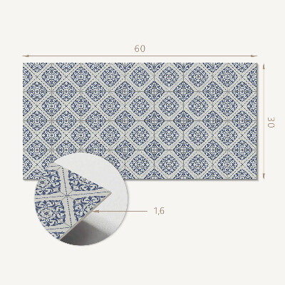 Wandverkleidung paneel Muster mit floralen Motiven