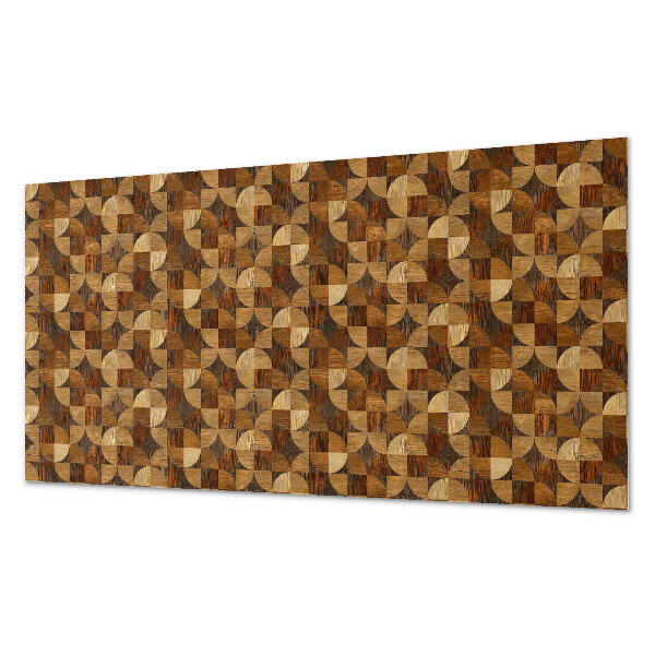 Pvc wandpaneel Geometrisches Holzmuster