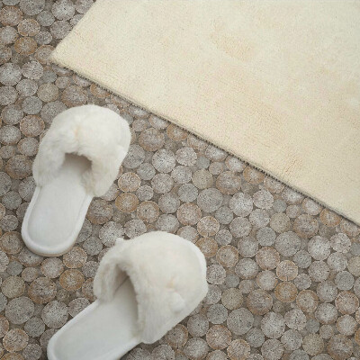 Pvc wandpaneel Muster mit Holzkreisen