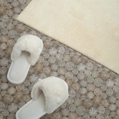 Pvc wandpaneel Muster mit Holzkreisen