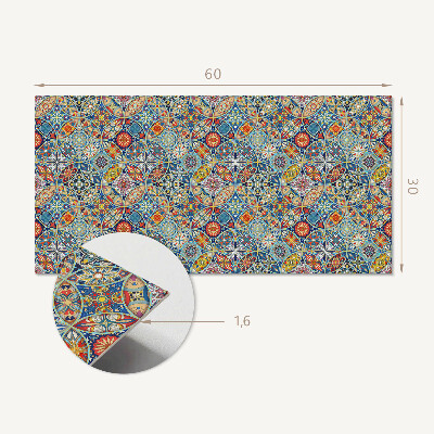 Pvc wandpaneel Mehrfarbiges Mandala-Muster