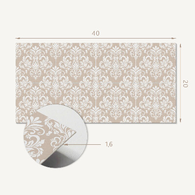Pvc wandpaneel Elegantes Pflanzenmuster