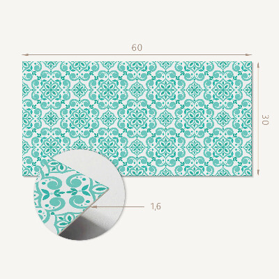 Wandverkleidung paneel Blumenmuster mit Ornamenten