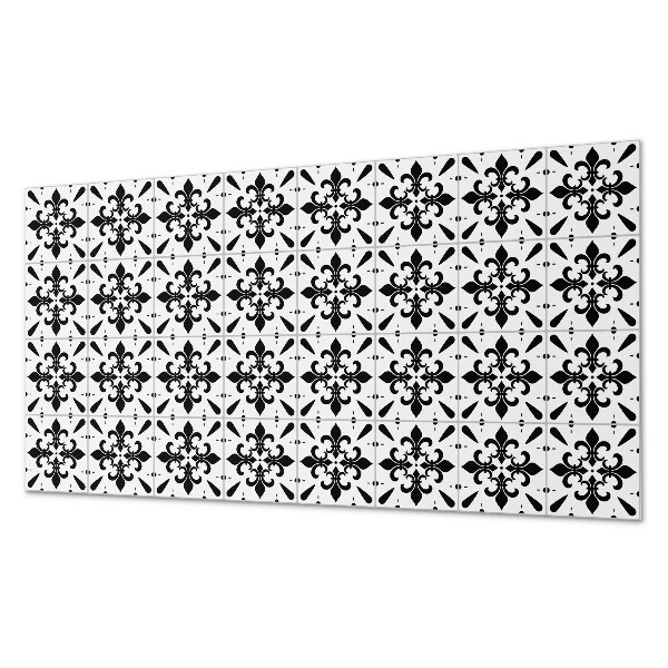 Pvc wandpaneel Gekreuzte Blumenmuster