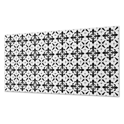 Pvc wandpaneel Gekreuzte Blumenmuster