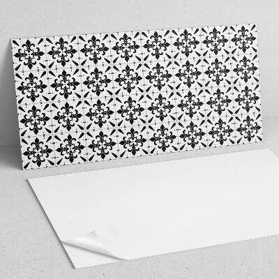 Pvc wandpaneel Gekreuzte Blumenmuster