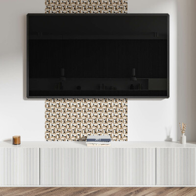 Pvc wandpaneel Geometrisches Dreiecksmuster