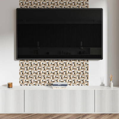 Pvc wandpaneel Geometrisches Dreiecksmuster
