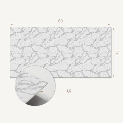 Pvc wandpaneel Geädertes Marmormuster