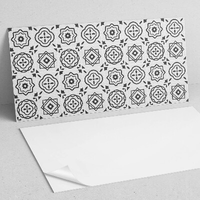 Pvc wandpaneel Geometrische Muster in Quadraten