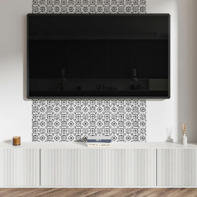 Pvc wandpaneel Geometrische Muster in Quadraten