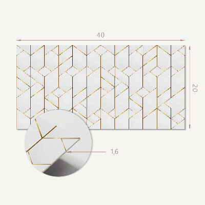 Wandverkleidung paneel Geometrisches Linienmuster