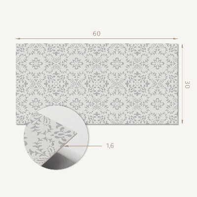Pvc wandpaneel Blumenmuster mit Details