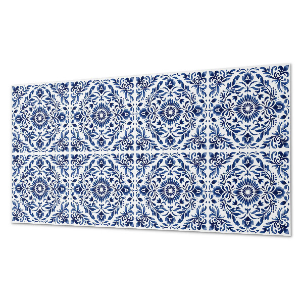 Wandverkleidung paneel Blumenmuster mit Ornamenten