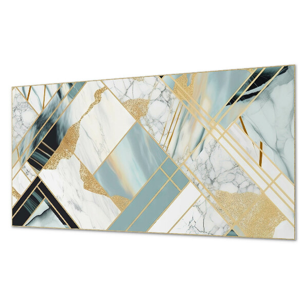 Pvc wandpaneel Die Geometrie von Marmormustern