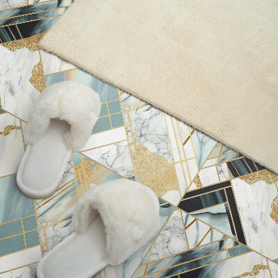 Pvc wandpaneel Die Geometrie von Marmormustern