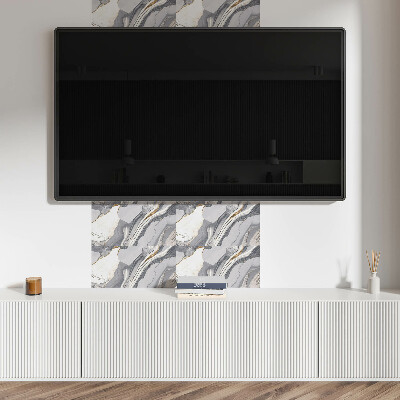 Pvc wandpaneel Abstrakte Wellen und Adern