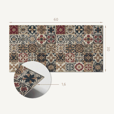 Pvc wandpaneel Mosaikmuster im Layout