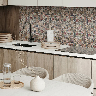 Pvc wandpaneel Mosaikmuster im Layout