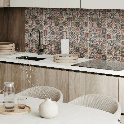 Pvc wandpaneel Mosaikmuster im Layout