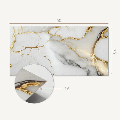 Pvc wandpaneel Elegantes Marmormuster