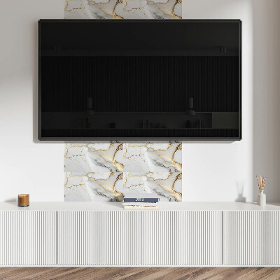 Pvc wandpaneel Elegantes Marmormuster