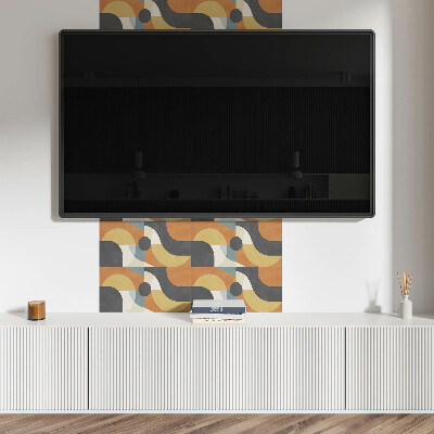 Pvc wandpaneel Abstrakte Formen und Linien