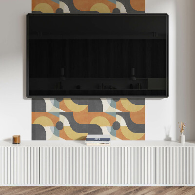 Pvc wandpaneel Abstrakte Formen und Linien
