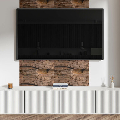 Pvc wandpaneel Natürliche Holzmaserung