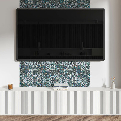 Pvc wandpaneel Karierte Mosaikmuster