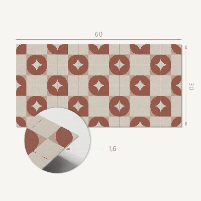 Wandverkleidung paneel Geometrisches Muster mit Kreisen