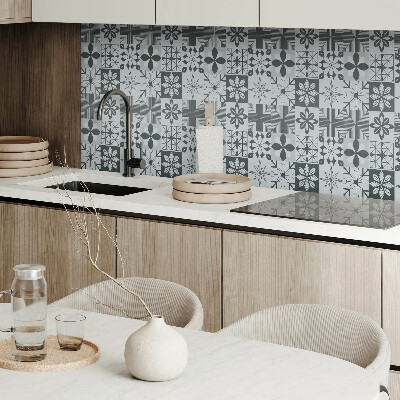 Pvc wandpaneel Geometrische Muster im Mosaik