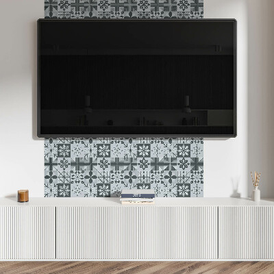 Pvc wandpaneel Geometrische Muster im Mosaik