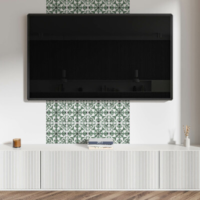 Pvc wandpaneel Pflanzenmuster mit Symmetrie